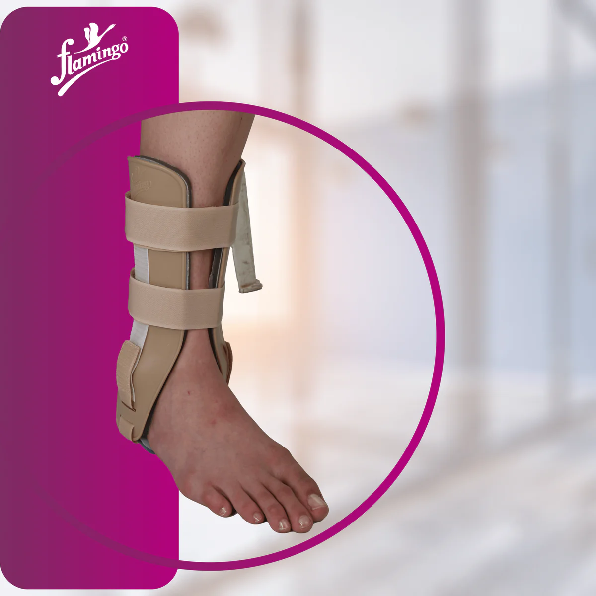Stirrup Ankle Brace (Brand: Flamingo) 3