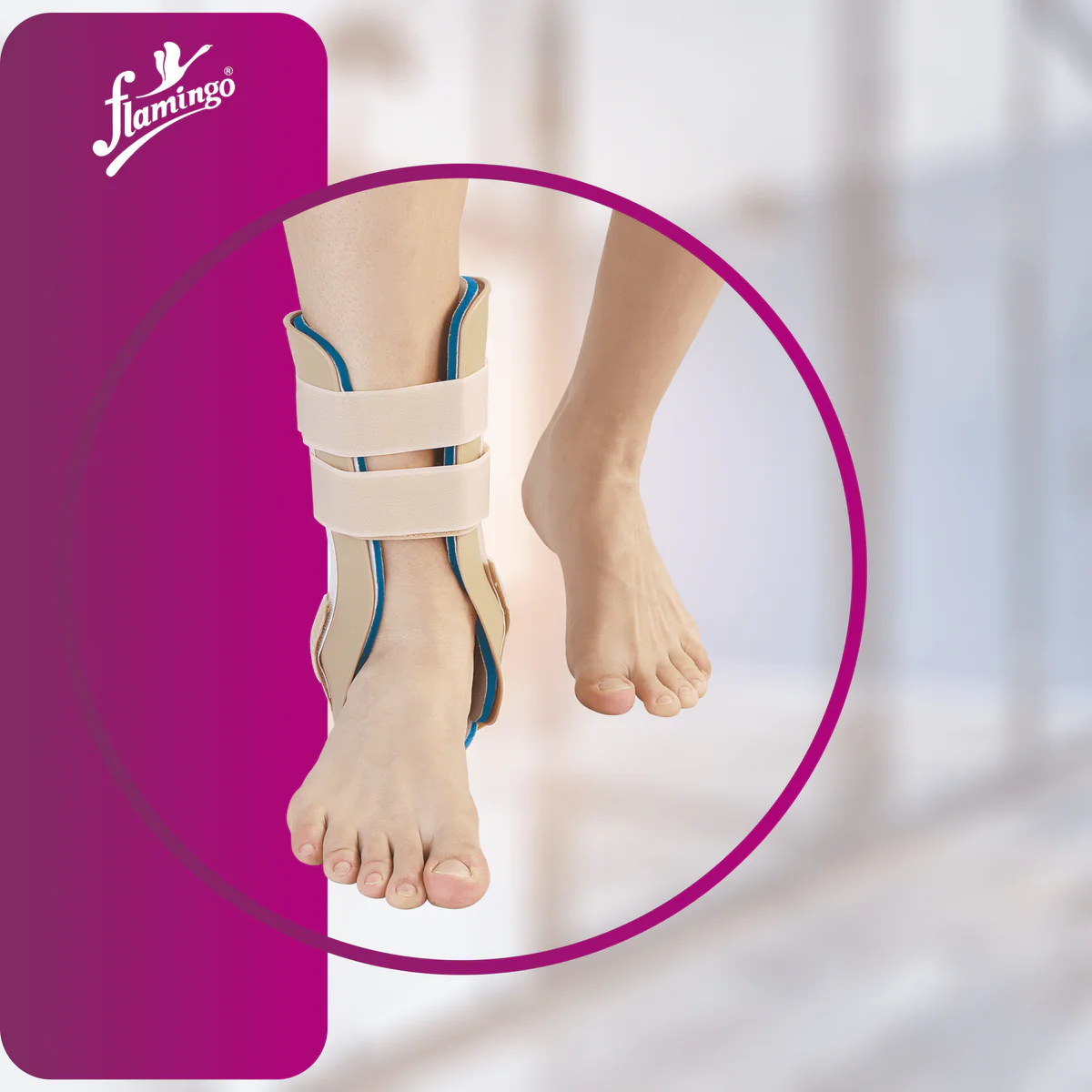 Gel Stirrup Ankle Brace (Brand: Flamingo) 2