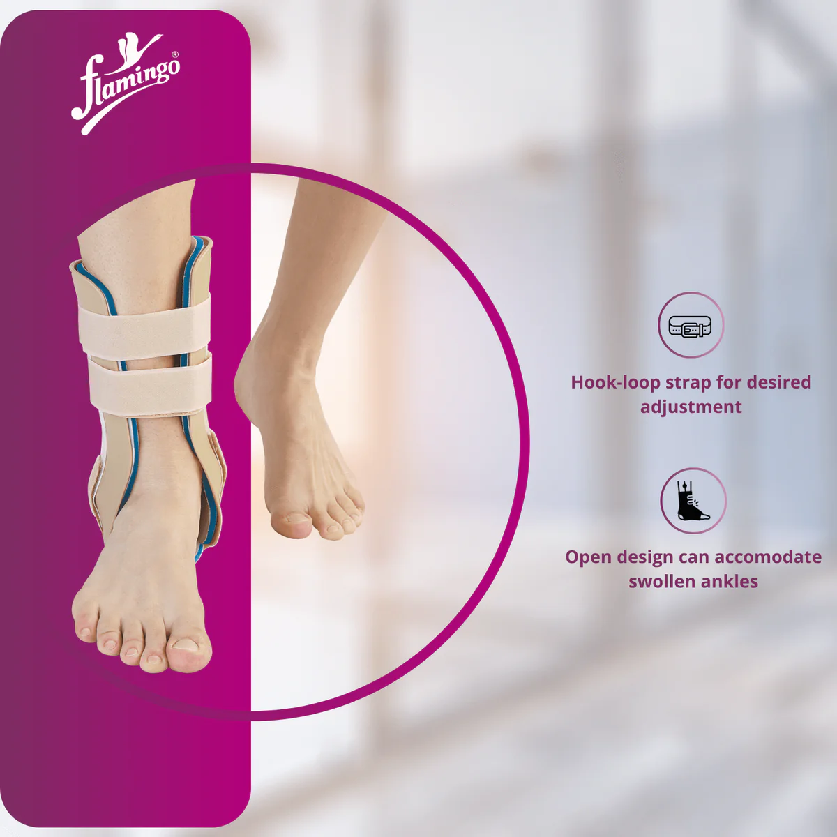 Gel Stirrup Ankle Brace (Brand: Flamingo) 4