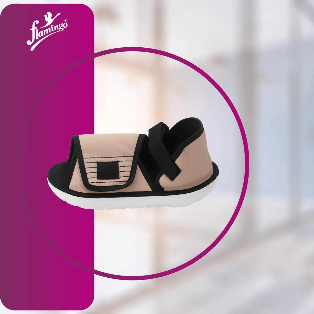 Rocker Bottom Cast Shoe (Brand: Flamingo) 2