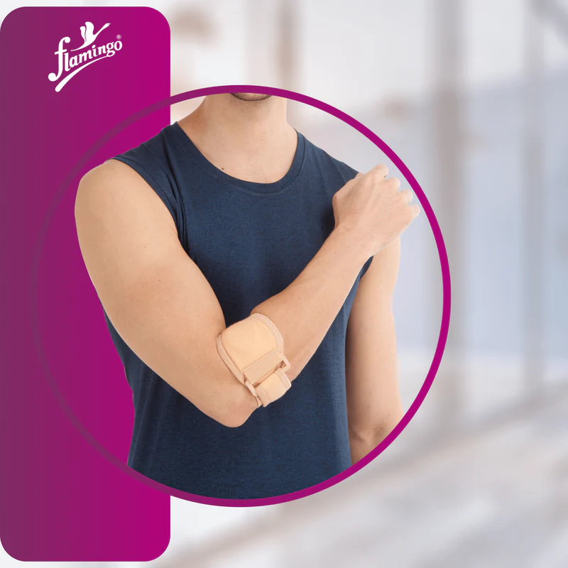 Tennis Elbow Support with pressure pad (Brand: Flamingo) 2