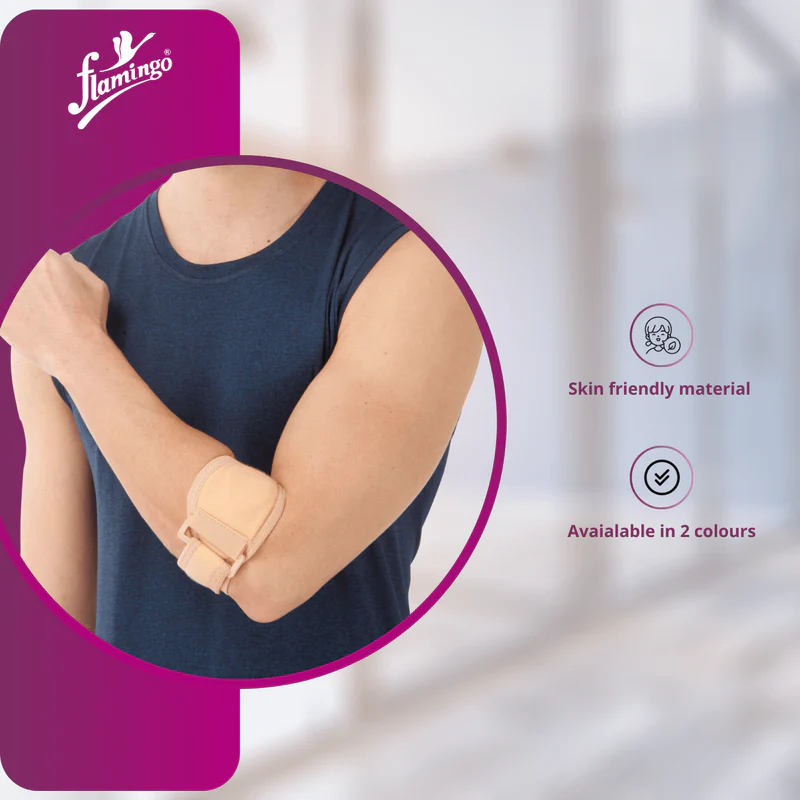 Tennis Elbow Support with pressure pad (Brand: Flamingo) 4