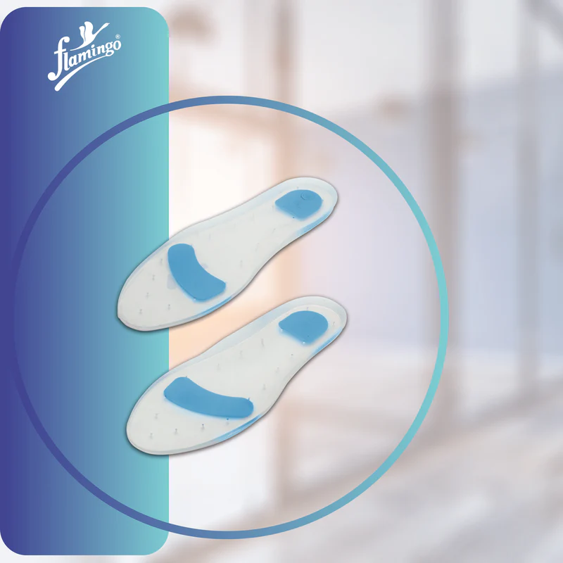 Premium Silicone Foot Care Insole (Brand: Flamingo) 2