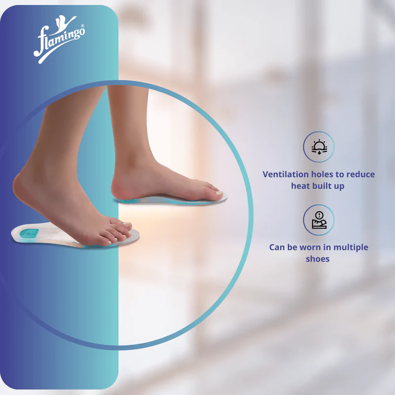 Premium Silicone Foot Care Insole (Brand: Flamingo) 3