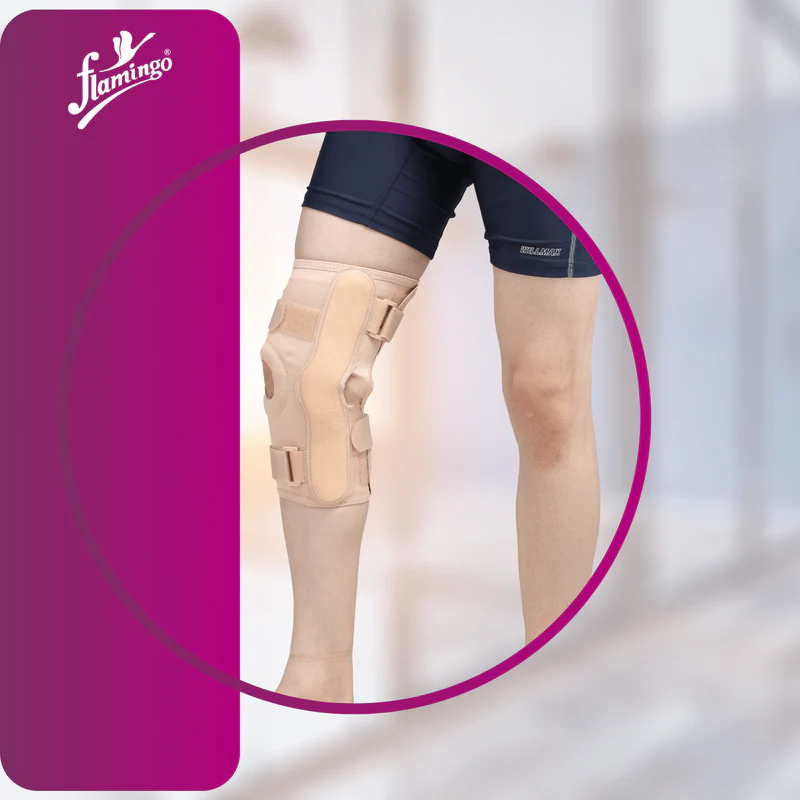 Gel Bi-Axle Hinged Knee Brace (brand:flamingo) 2
