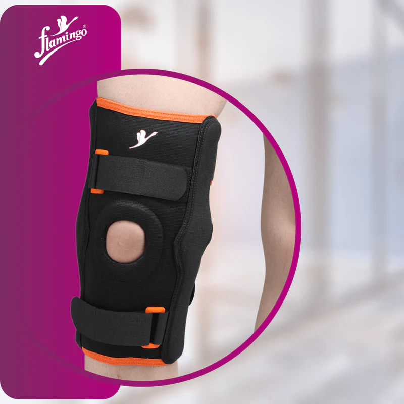 Gel Bi-Axle Hinged Knee Brace (brand:flamingo) 3