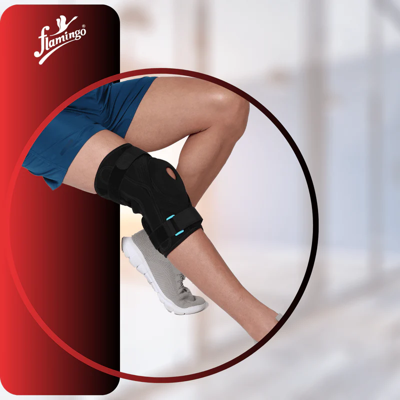 Hinged Knee Stabilizer (Neoprene)(Brand:Flamingo) 4