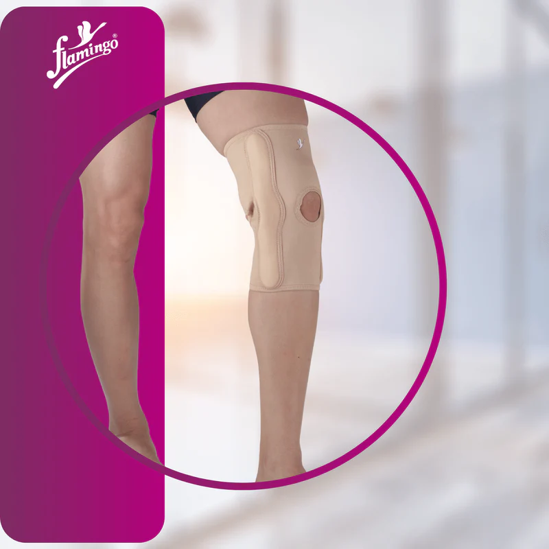 Gel Bi-Axle Hinged Knee Cap (Brand:Flamingo) 3