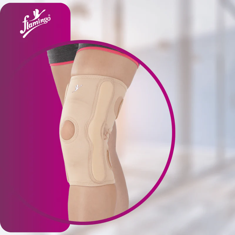 Gel Bi-Axle Hinged Knee Cap (Brand:Flamingo) 4