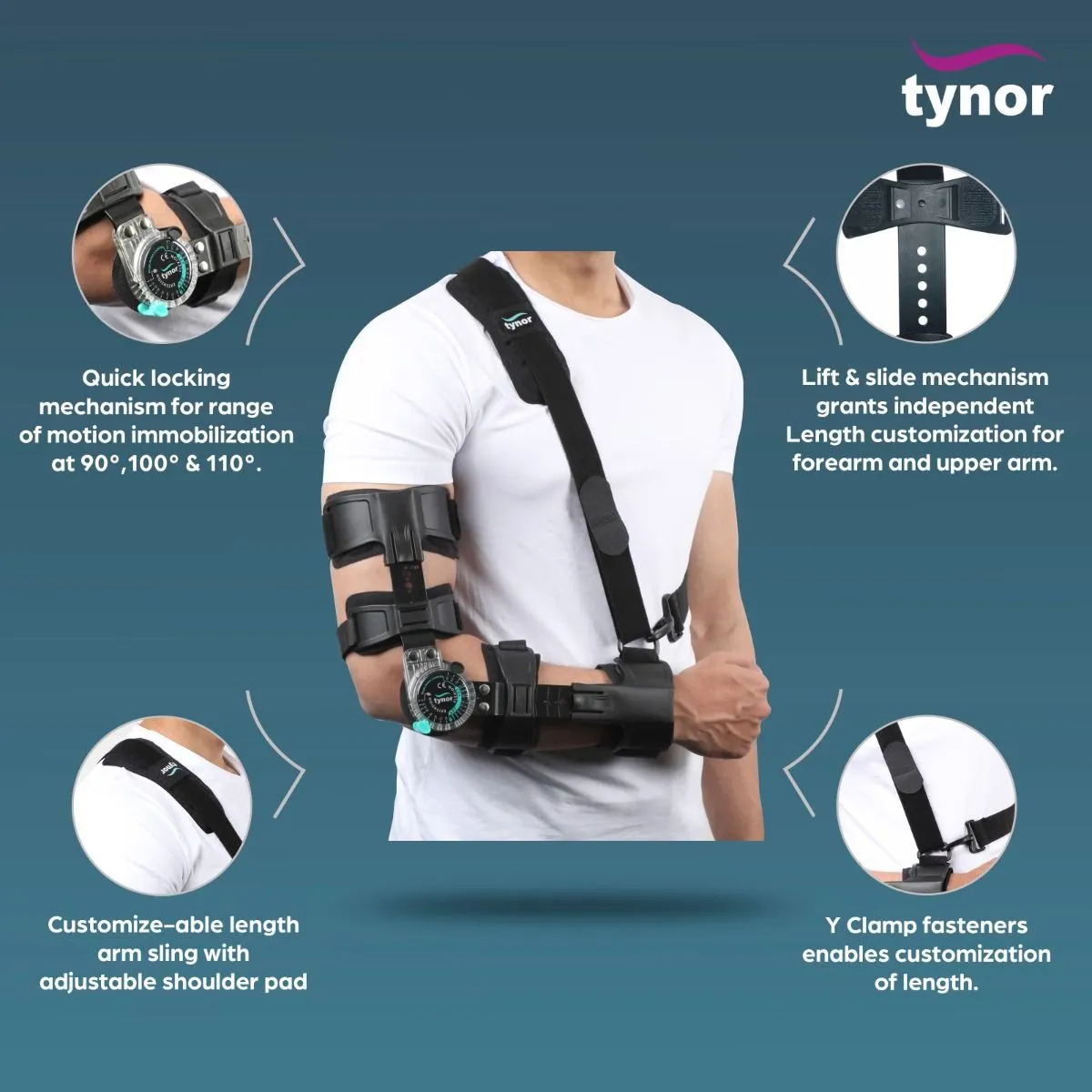 ROM Elbow Brace (tynor) 3