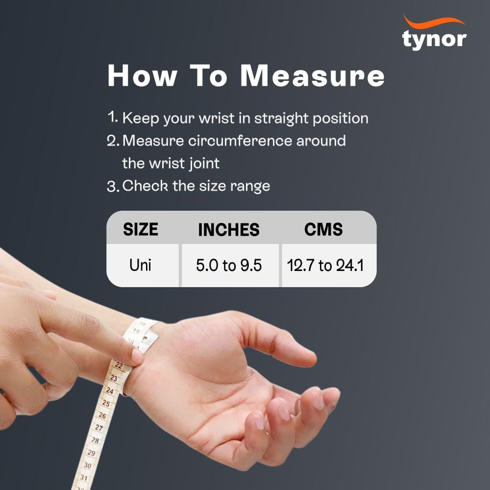 Wrist Wrap With Thumb Loop (tynor) 4