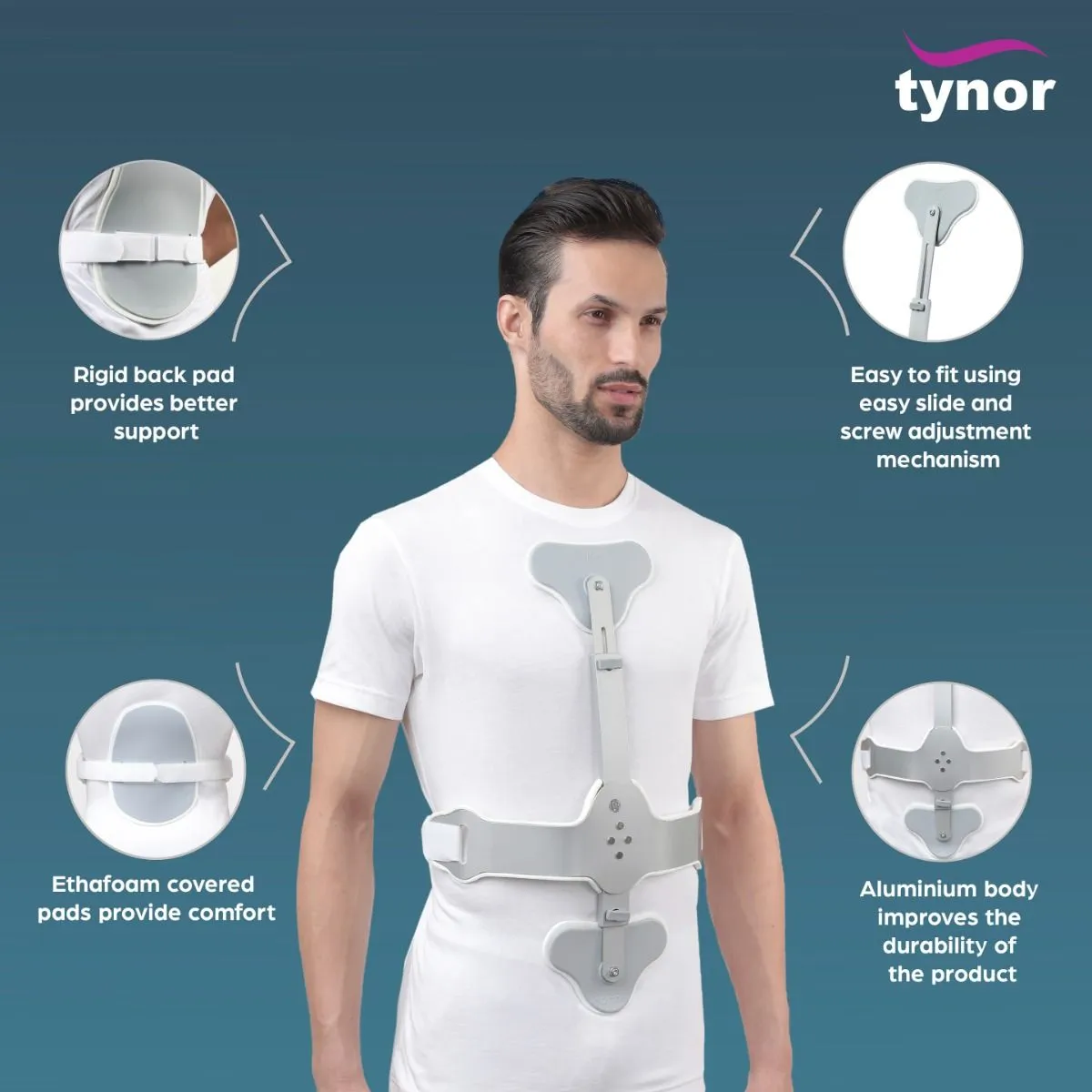 Ash Brace (Hyper Extension Brace) (tynor) 3