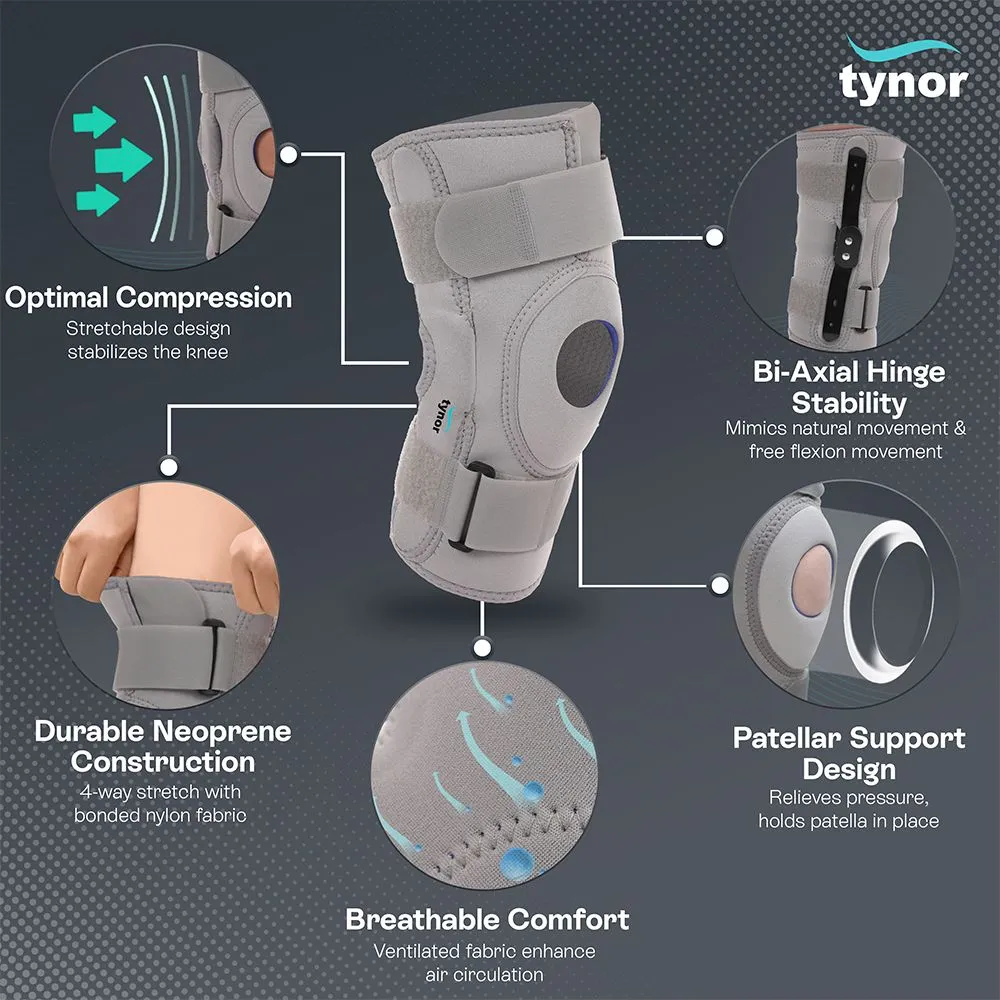 Knee Support Hinged (Neoprene) (Tynor) 3