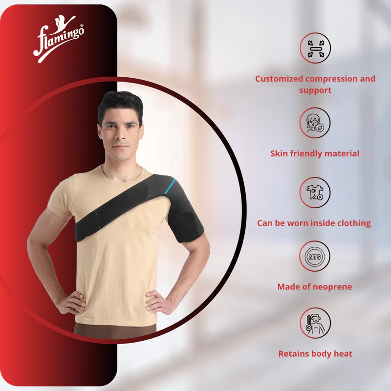 Shoulder Support (Neoprene) (Flamingo) 3